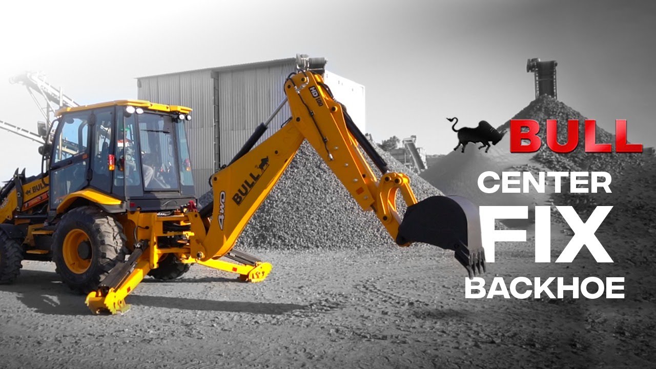 BULL HD 100 Center Fix Backhoe Loader: Dominate with Unmatched Performance. #bullbackhoe #backhoe