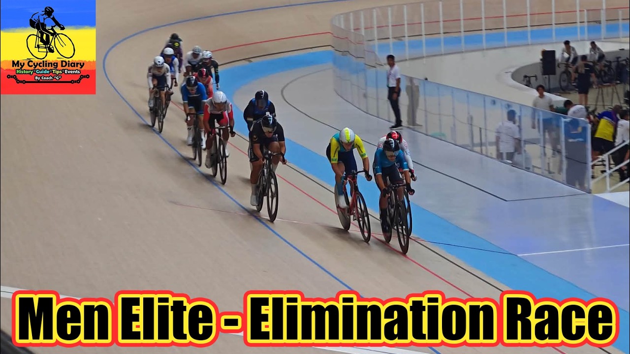 Men Elite - Elimination Race | 2026 Asian Track Cycling Championship | My Cycling Diary
