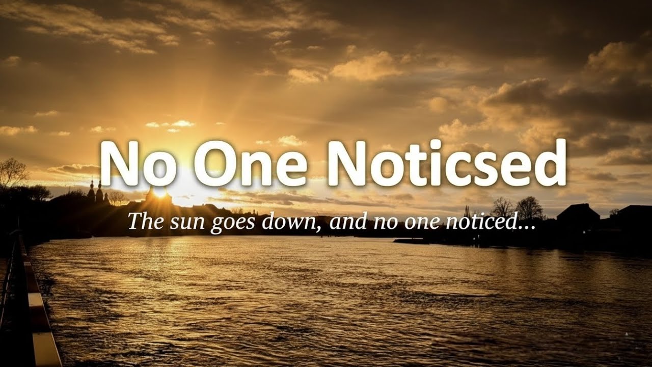 No One Noticed – Golden Sunset by the River in Germany | A Silent Cinematic Moment