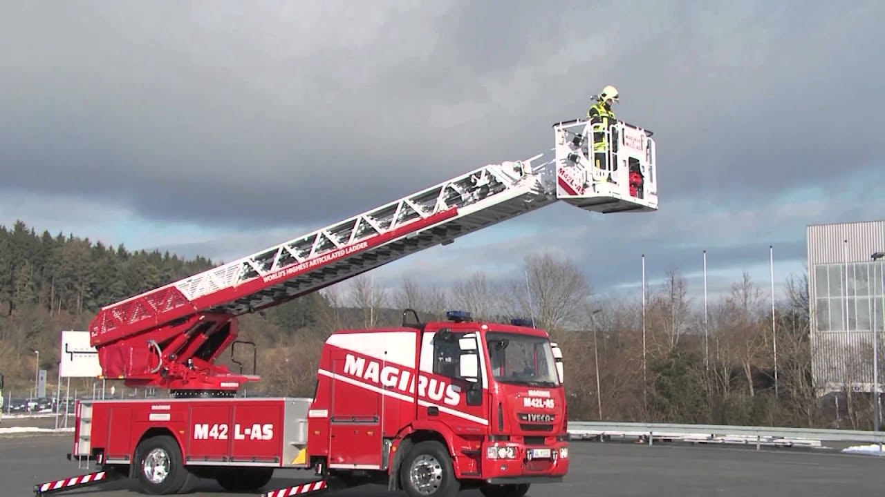 Magirus Single Extension - Échelle Pivotante Articulée