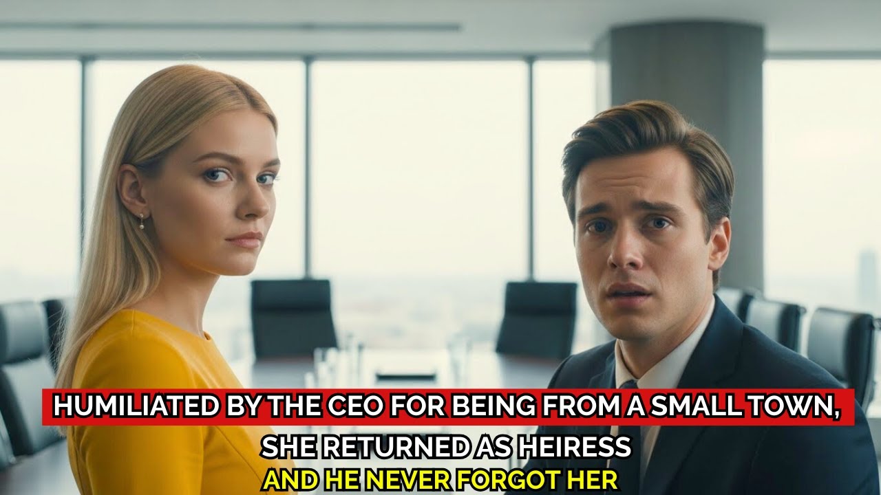Humiliated by the CEO for being from a small town, she returned as heiress—and he never forgot her