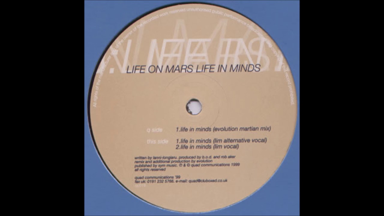 Life On Mars - Life In Minds (Evolution Martian Mix)