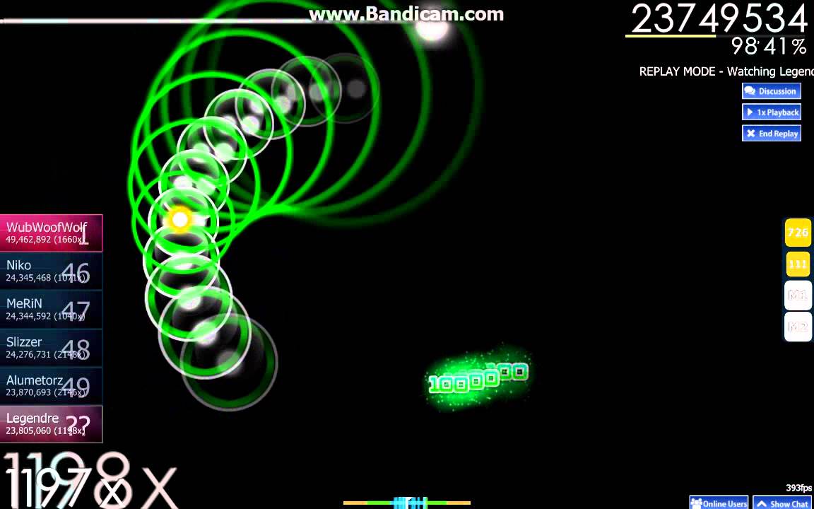 Osu! Legendre playing IMAGE -MATERIAL