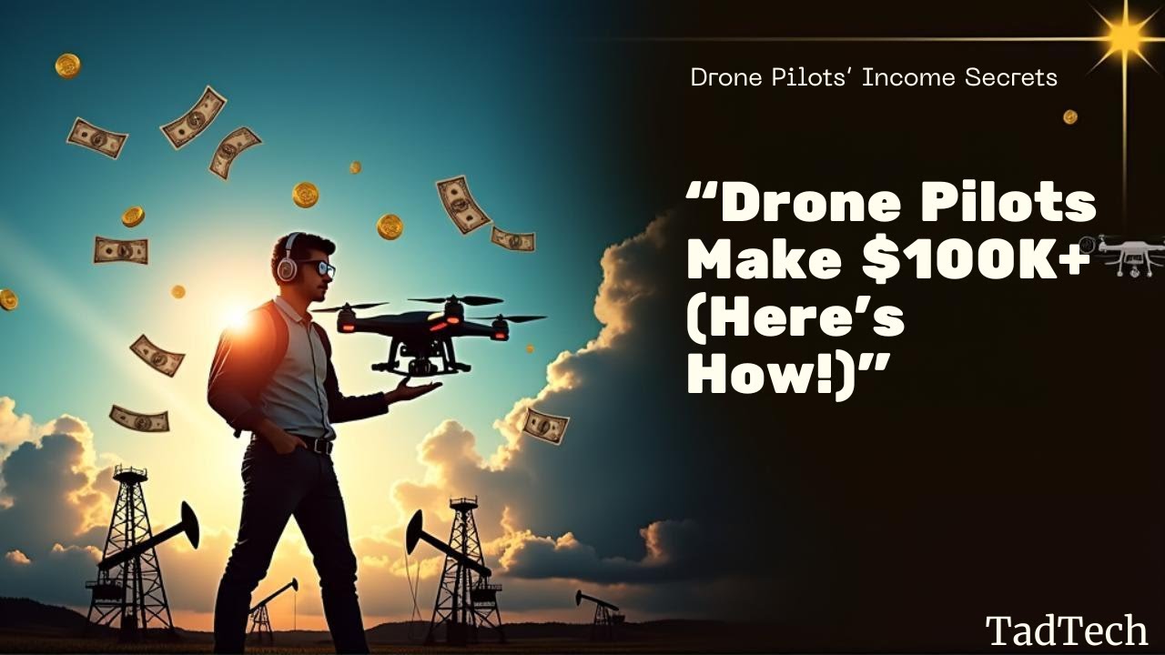 Drone Pilot Job is BOOMING! | The Best Job in 2025 | How to make money #tadtech #howtomakemoney