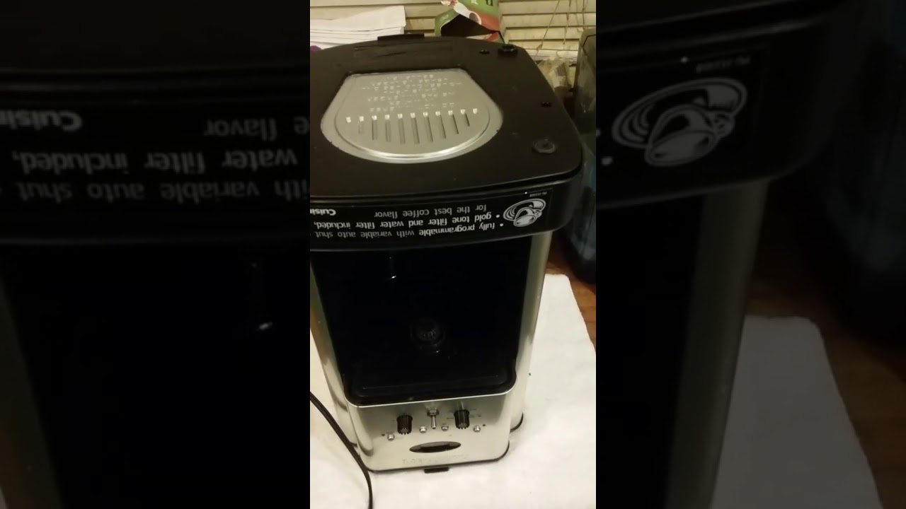 Cuisineart dcc-1200 leaking water woes.
