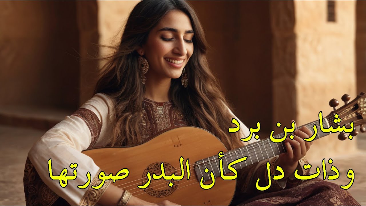 بشار بن برد - وذات دل كأن البدر صورتها Poem | Arabic Music