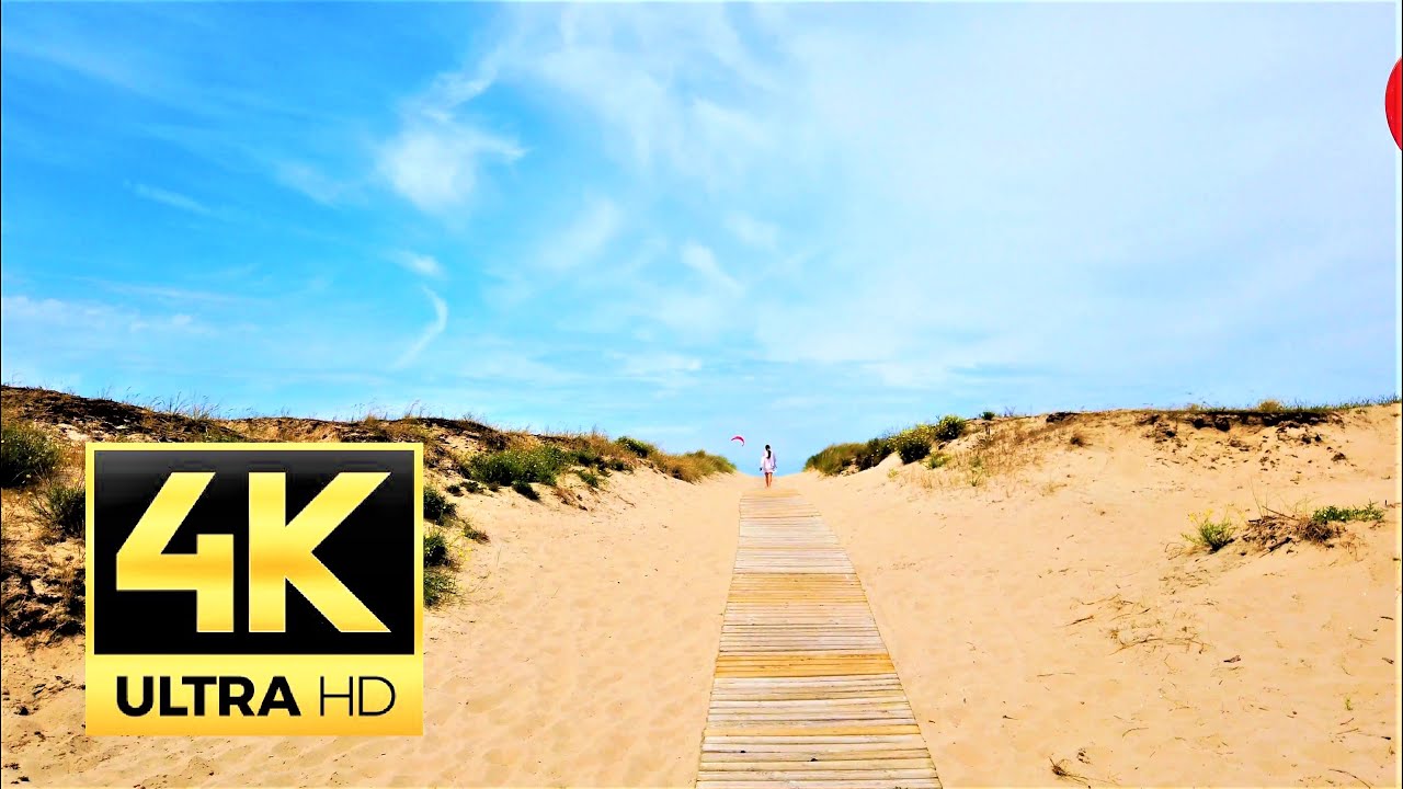 Oostduinkerke, Belgium 🇧🇪 beach Promenade walk - 4K 60FPS