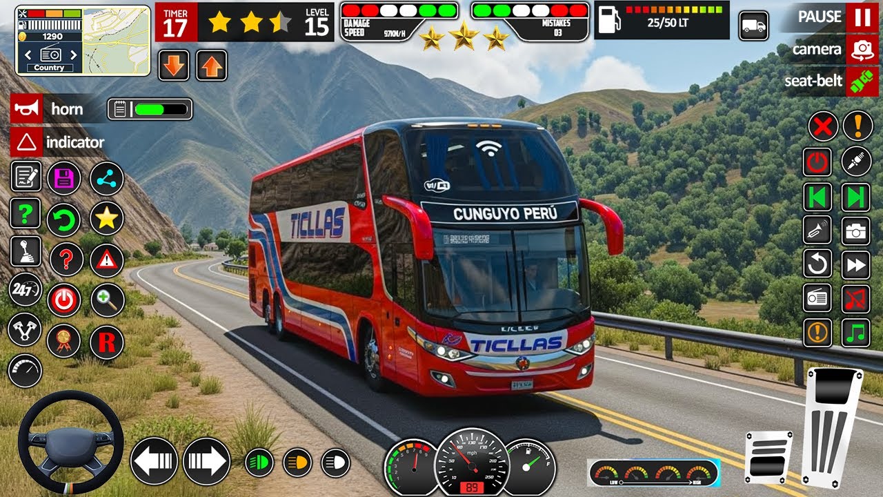 Bus Simulator 2025 🚍 | Realistic City & Offroad Coach Bus Driving | City Bus Games