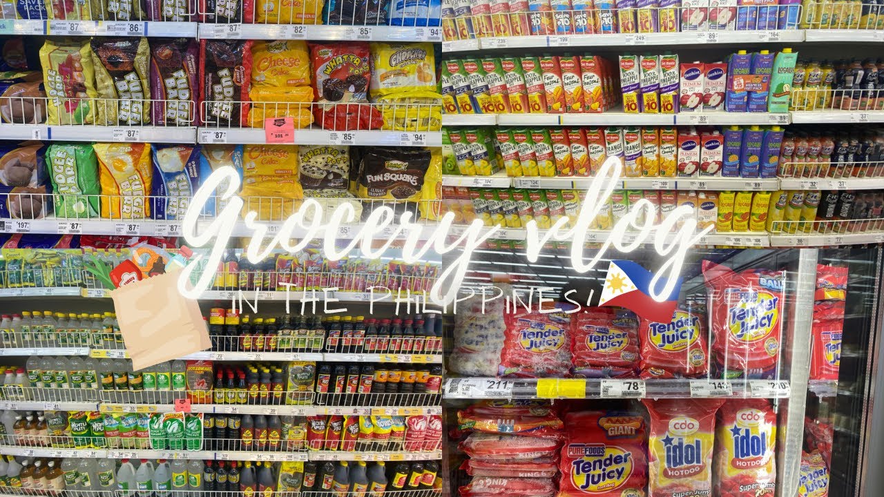 Grocery vlog | Grocery shopping in the Philippines! ❤️ | mjvlogs