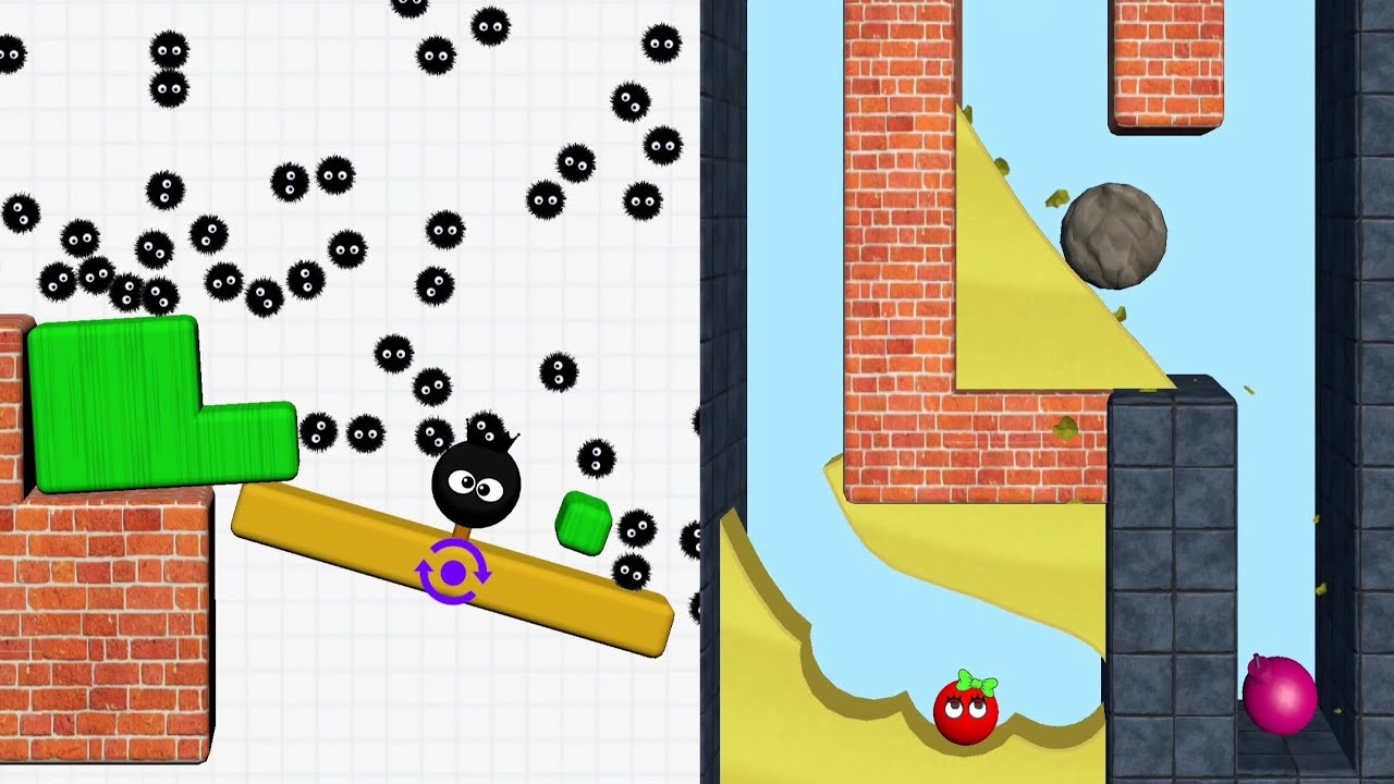 Hide Ball Vs Lucky Balls | Brain Teaser Speedrun Gameplay Max All Level's #technohackzgames 