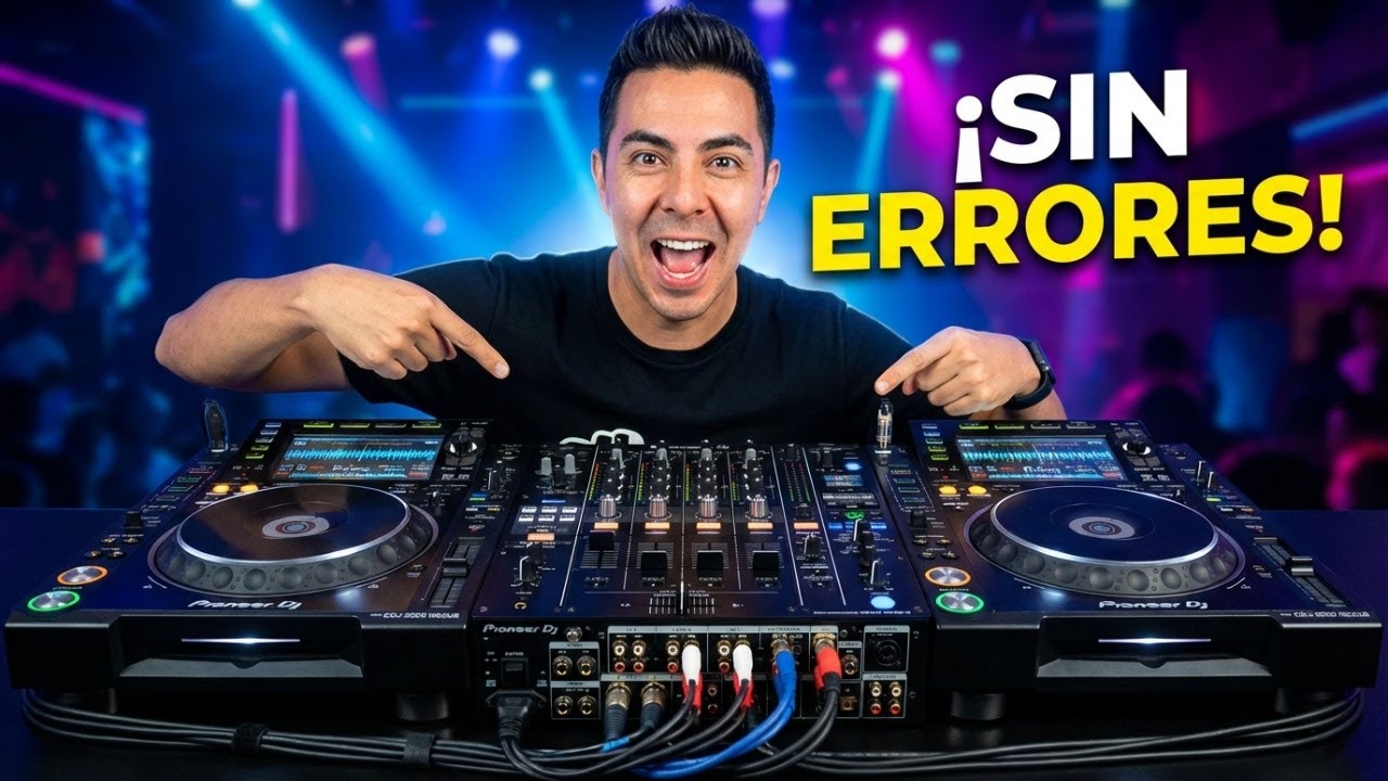 🔌🎚️ Cómo Conectar CDJs 2000 Nexus y DJM 900 Nexus 2 🎧💡