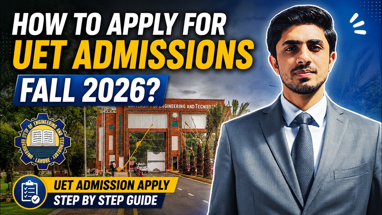 How To Apply For UET Admissions Fall 2026? | UET Admission Apply Step by Step Guide #uet 