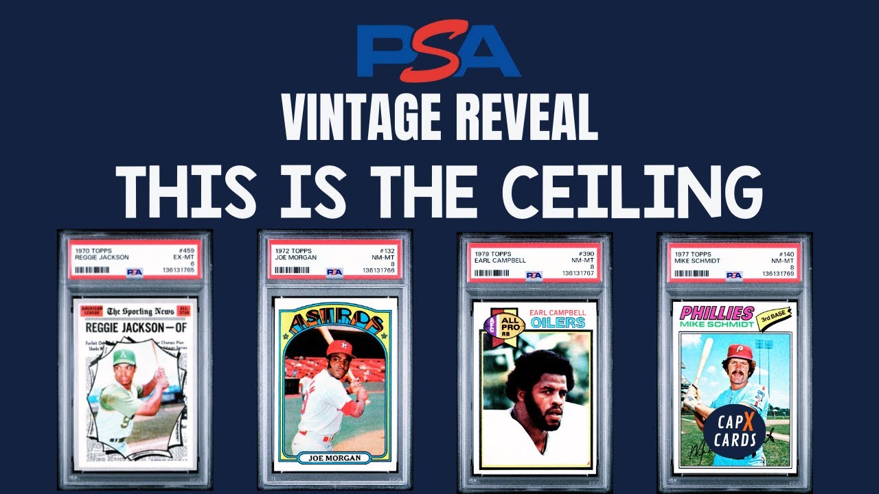 PSA Grade Reveal: Are 70s Vintage Cards Capped at PSA 8?