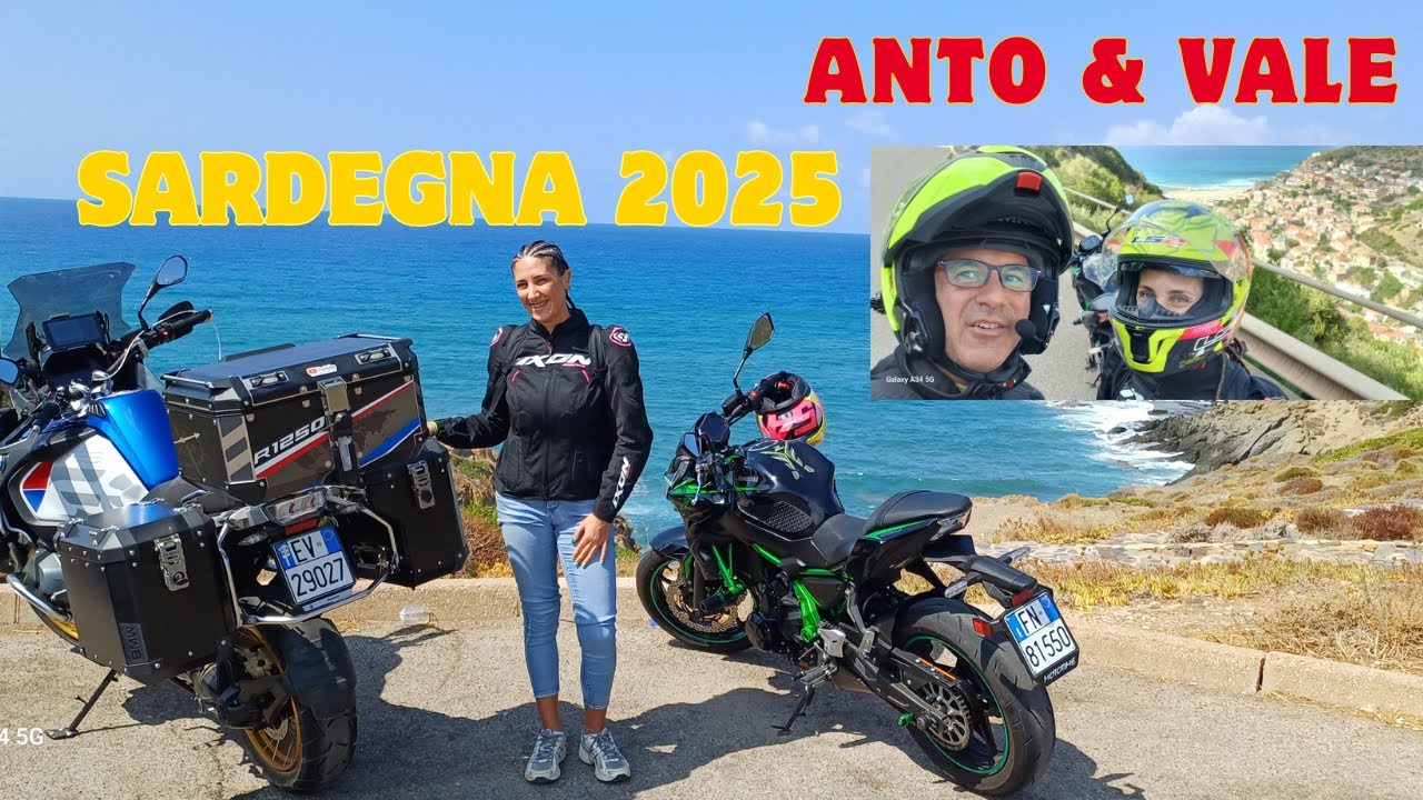 1 Giro in moto con Valentina, Sardegna 2025. Sud Sardegna Guspini Iglesias