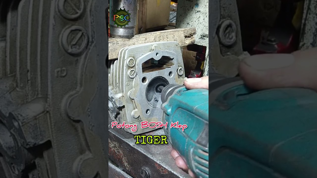 potong bosh klep#shorts #tutorial #motorcycle