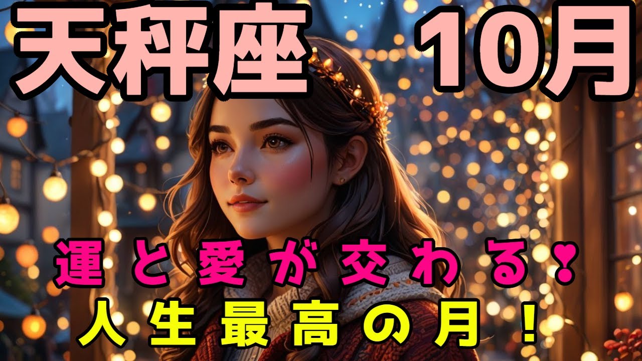 天秤座10月に訪れる大チャンス！愛・仕事・健康絶好調 ‼　新サイクルの開始と共に魅力が最大級に輝く、人生最高の誕生月！