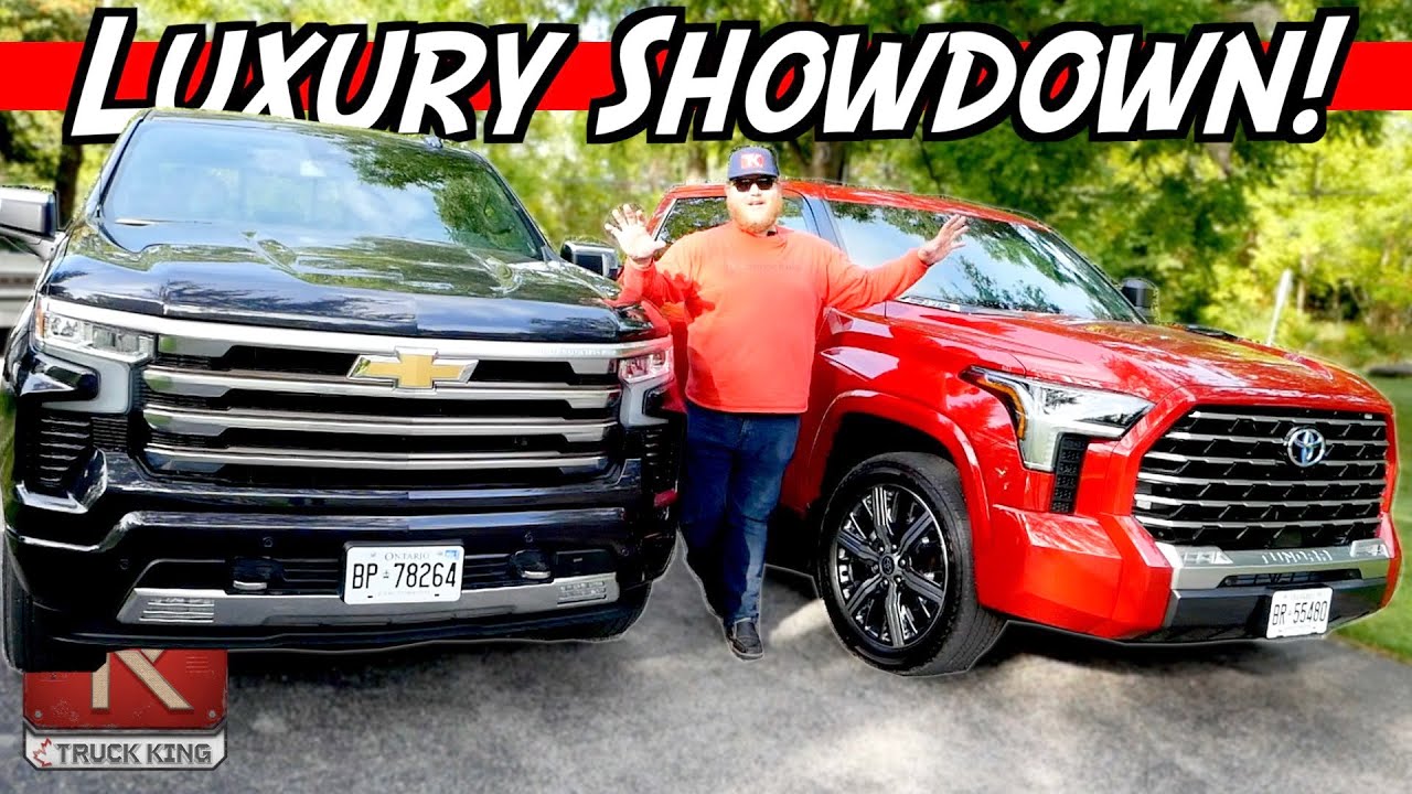 Toyota Tundra Capstone против Chevy Silverado High Country — битва больших $$$ грузовиков!