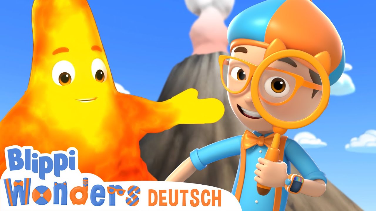 Vulkan | Blippi Wonders Deutsch | Die Entdeckungen von Blippi | Videos für Kinder