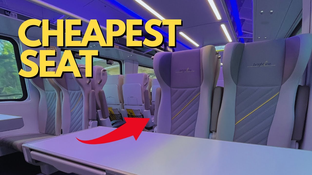 Cheapest Seat On Florida's New Train Brightline ⚡️ Newest Stations Boca Raton To Aventura Roundtrip