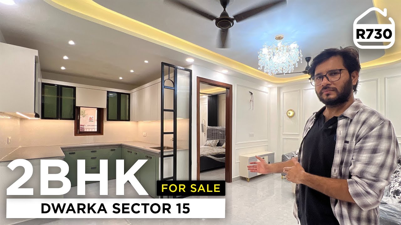 BRAND NEW 2BHK Flat for Rent in Dwarka Sector 15 with Lift & Car Parking | BRS SHOW R730