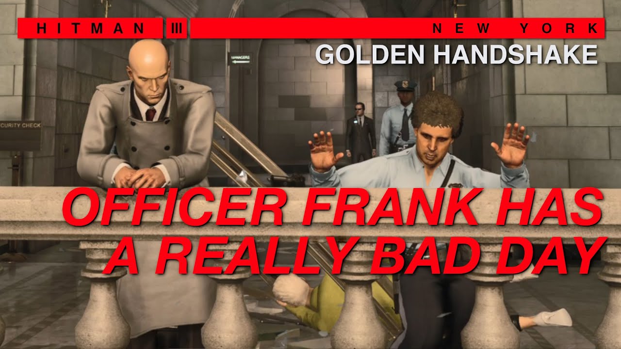 Officer Frank has a really bad day | HITMAN 3