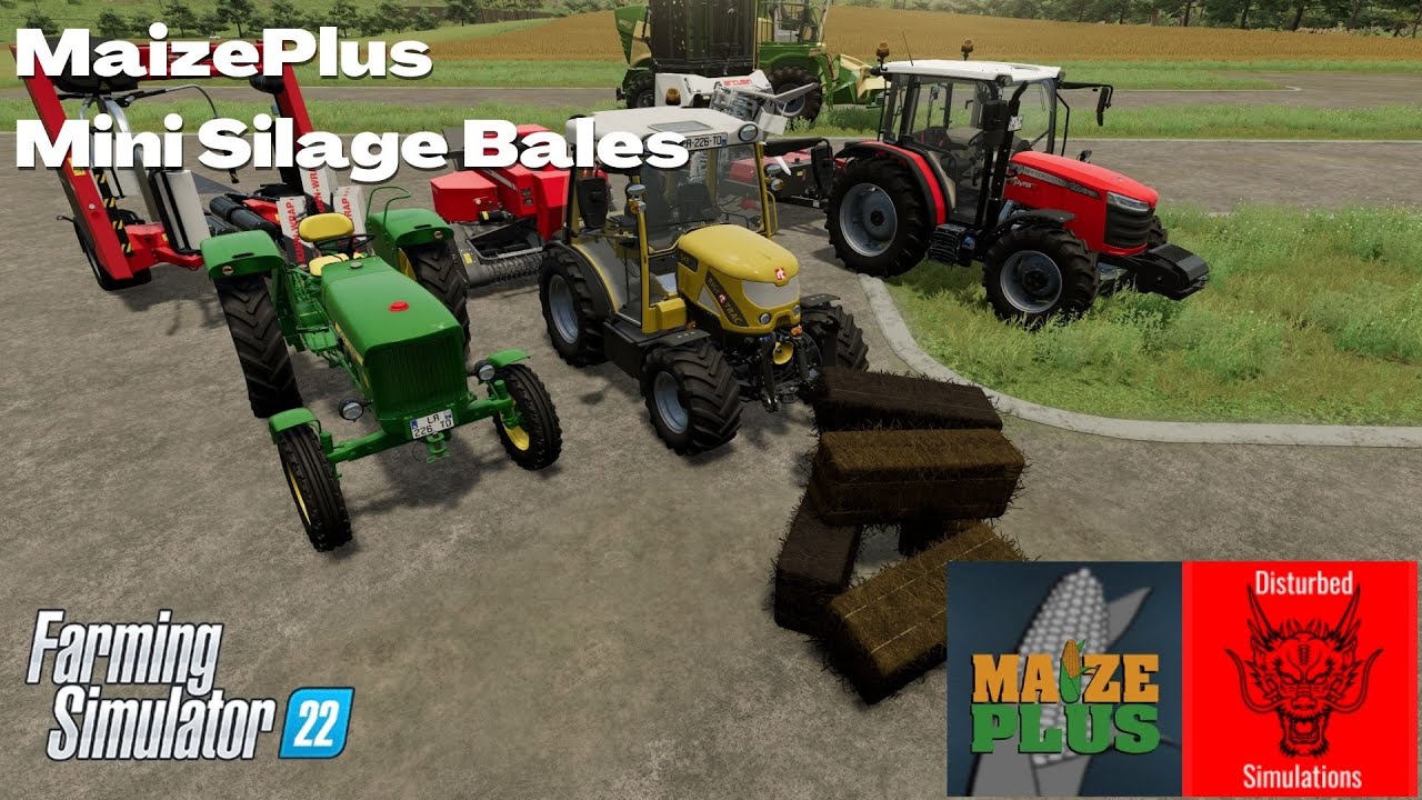 Mini silage bales -  MaizePlus - FS22