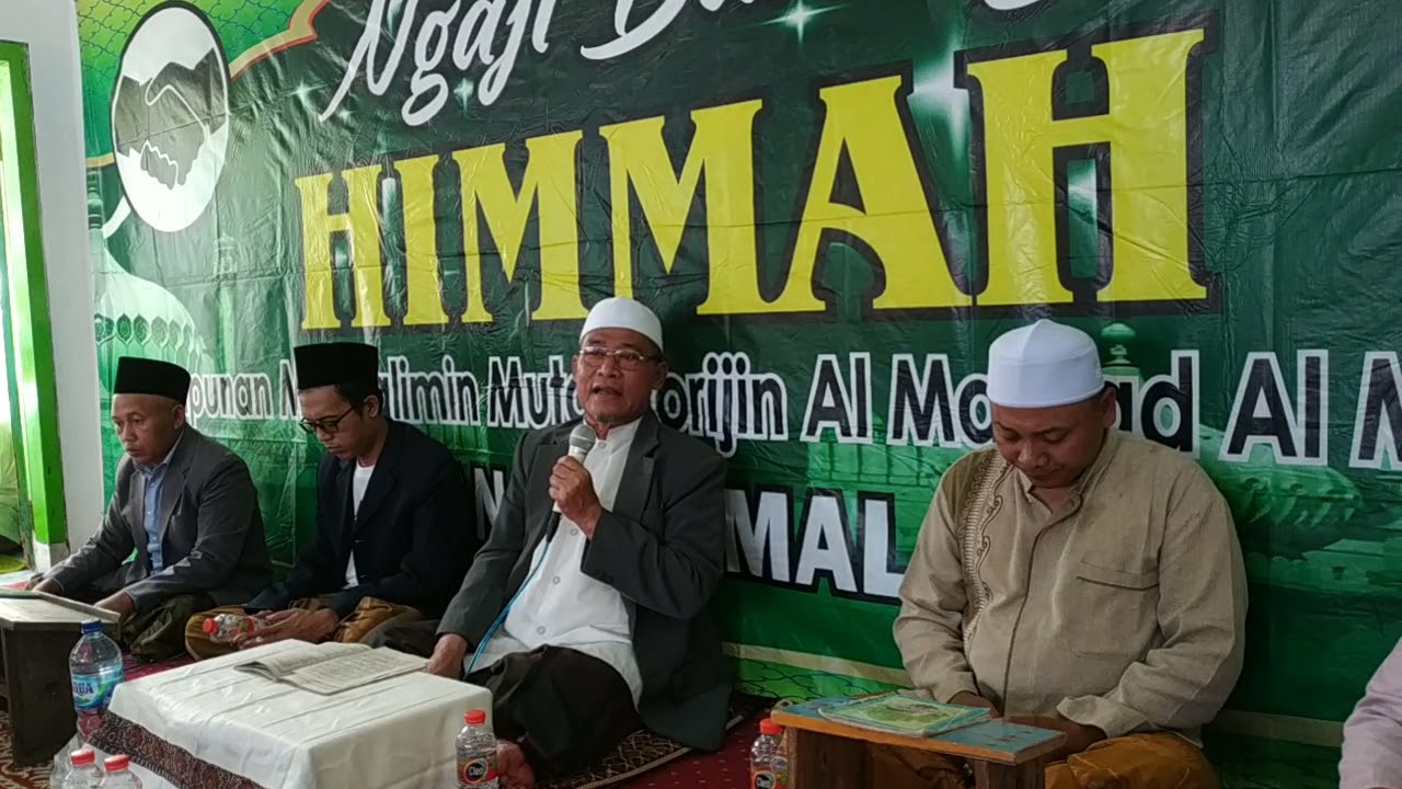 Ngaji Bareng KH SHOLIHIN Di acara HIMMAH ALMURTADLO..DI Korwil Ustad RIDWAN