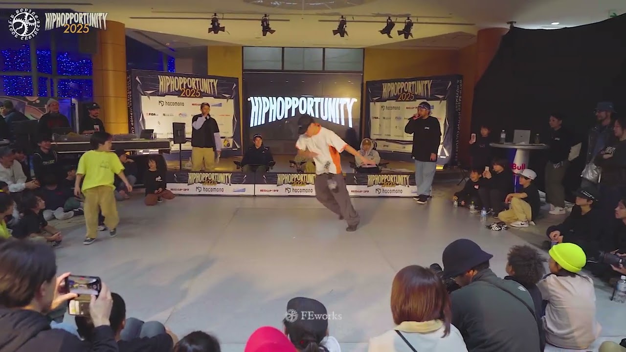 【SEMI】Happysun vs Rikuyo | Hiphopportunity 2025 WKYM BREAKIN&rsquo; SESSION U-15 1v1 │ FEworks