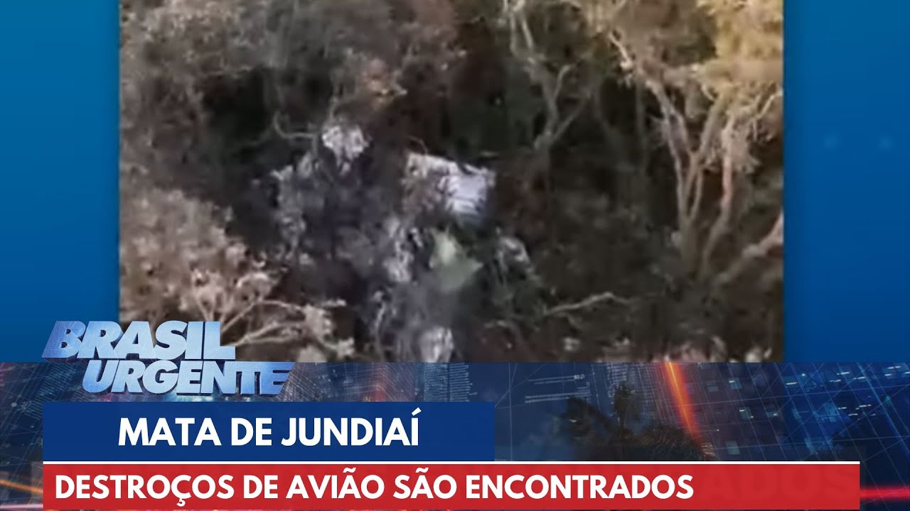 Destroços de avião são encontrados em mata de Jundiaí | Brasil Urgente