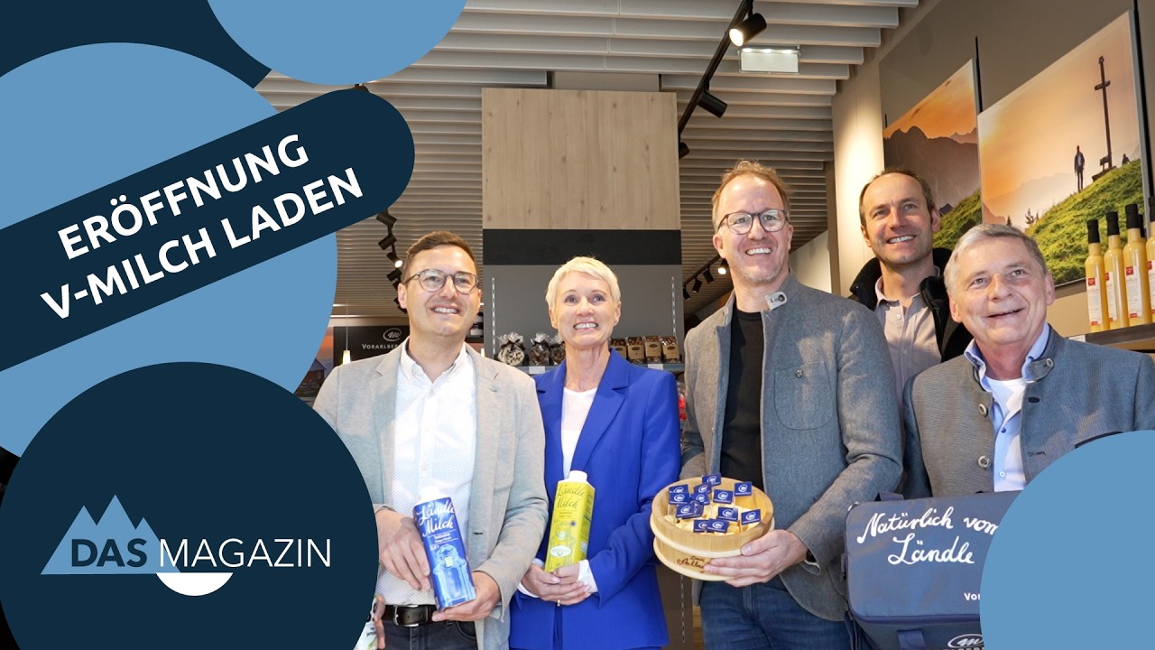 Eröffnung vom neuen Vorarlberg Milch Lädele