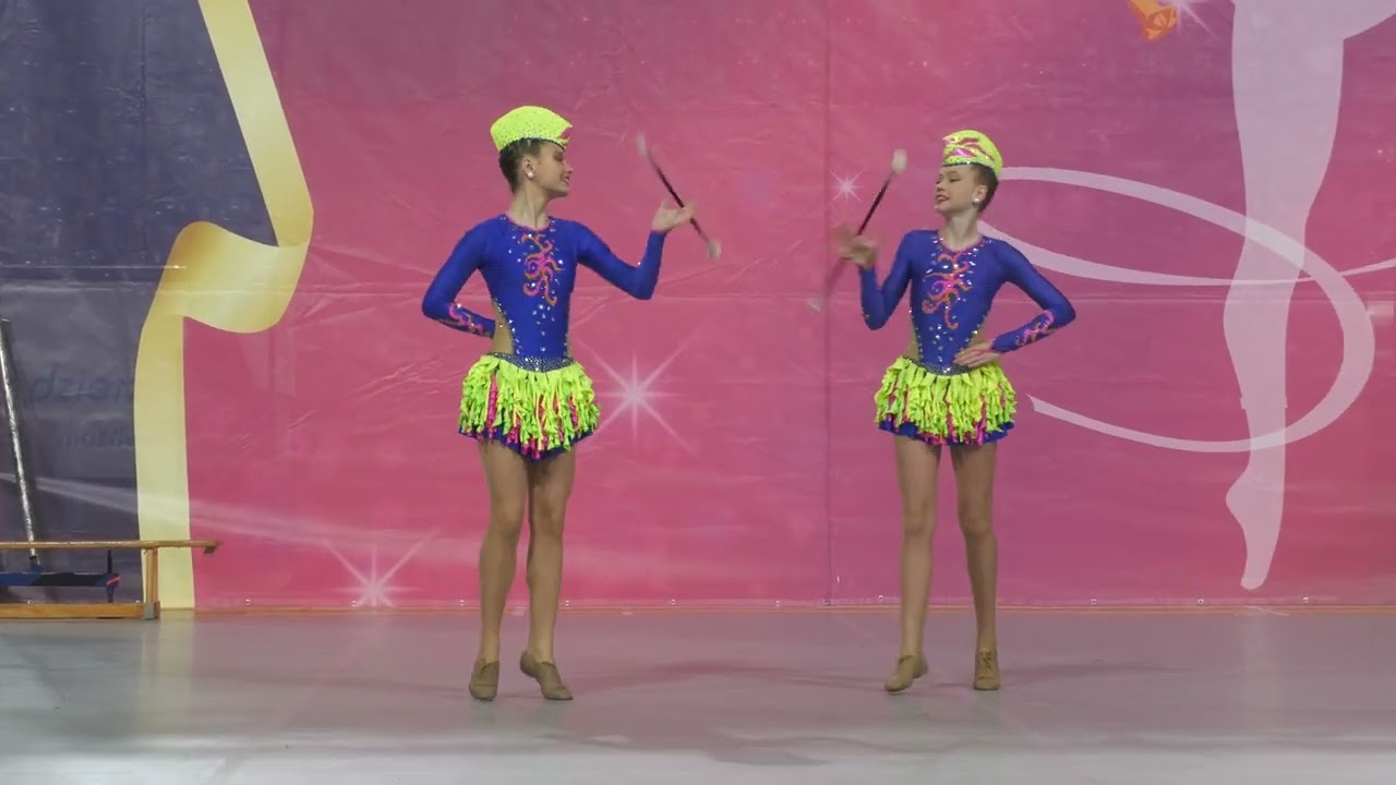 *Miraż Wronki* -baton duo-  MP Kędzierzyn Koźle 2025 - Mażoretki