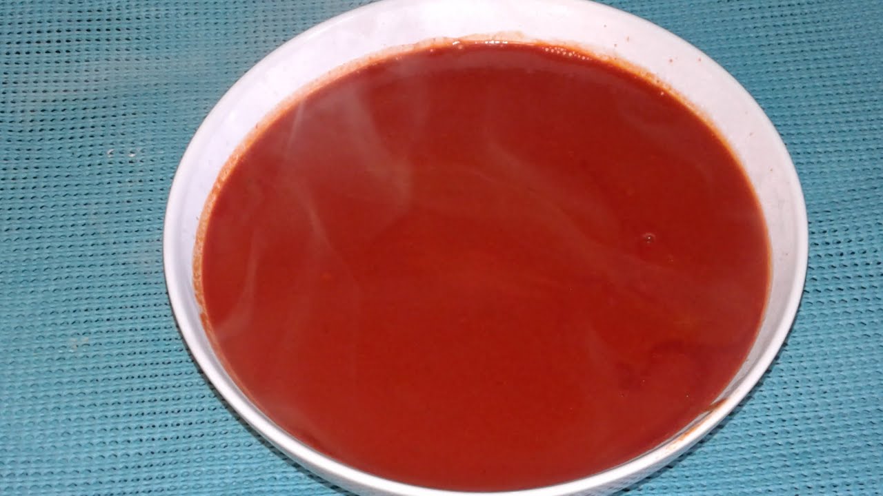 Salsa roja para tamales rancheros estilo Veracruz