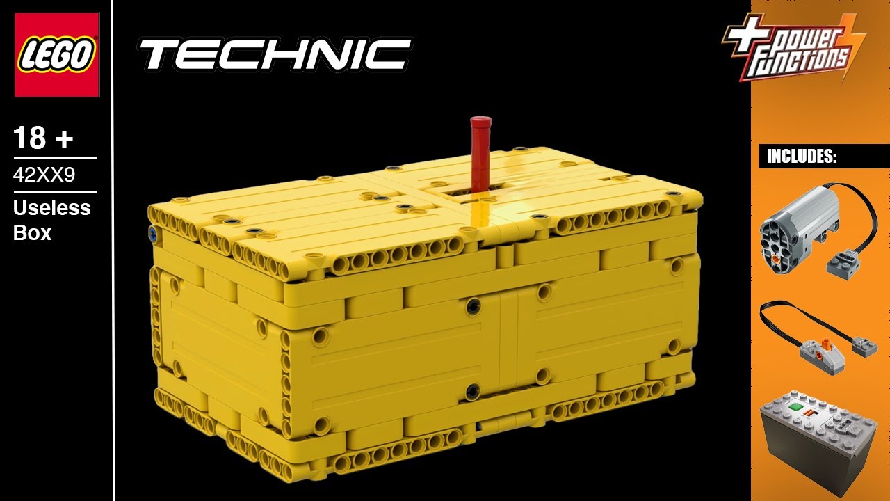 Lego Motorized Useless Box with Building instructions