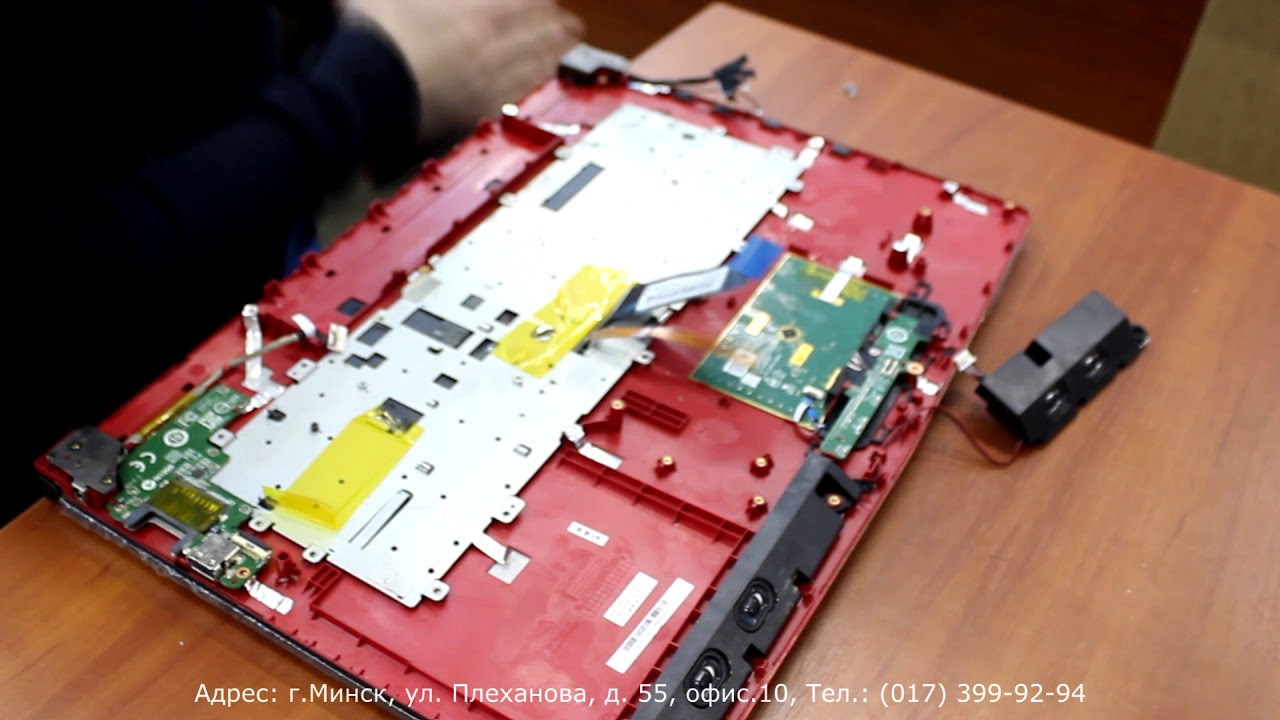 Замена клавиатуры в игровом ноутбуке MSI  (разборка, сборка)