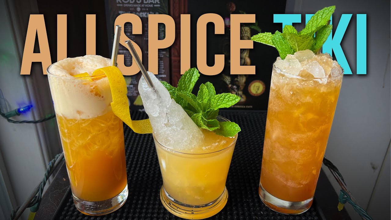 TIKI DRINKS with Allspice Dram