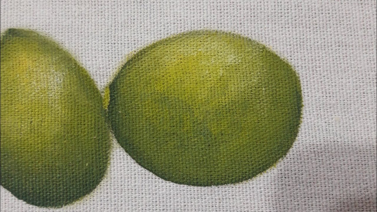 Pintura em tecido: Pintando fácil limão Taiti