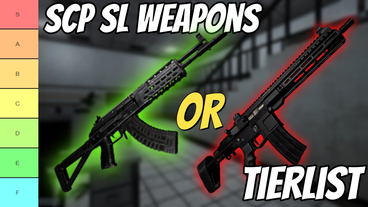 SCP SL weapons tierlist
