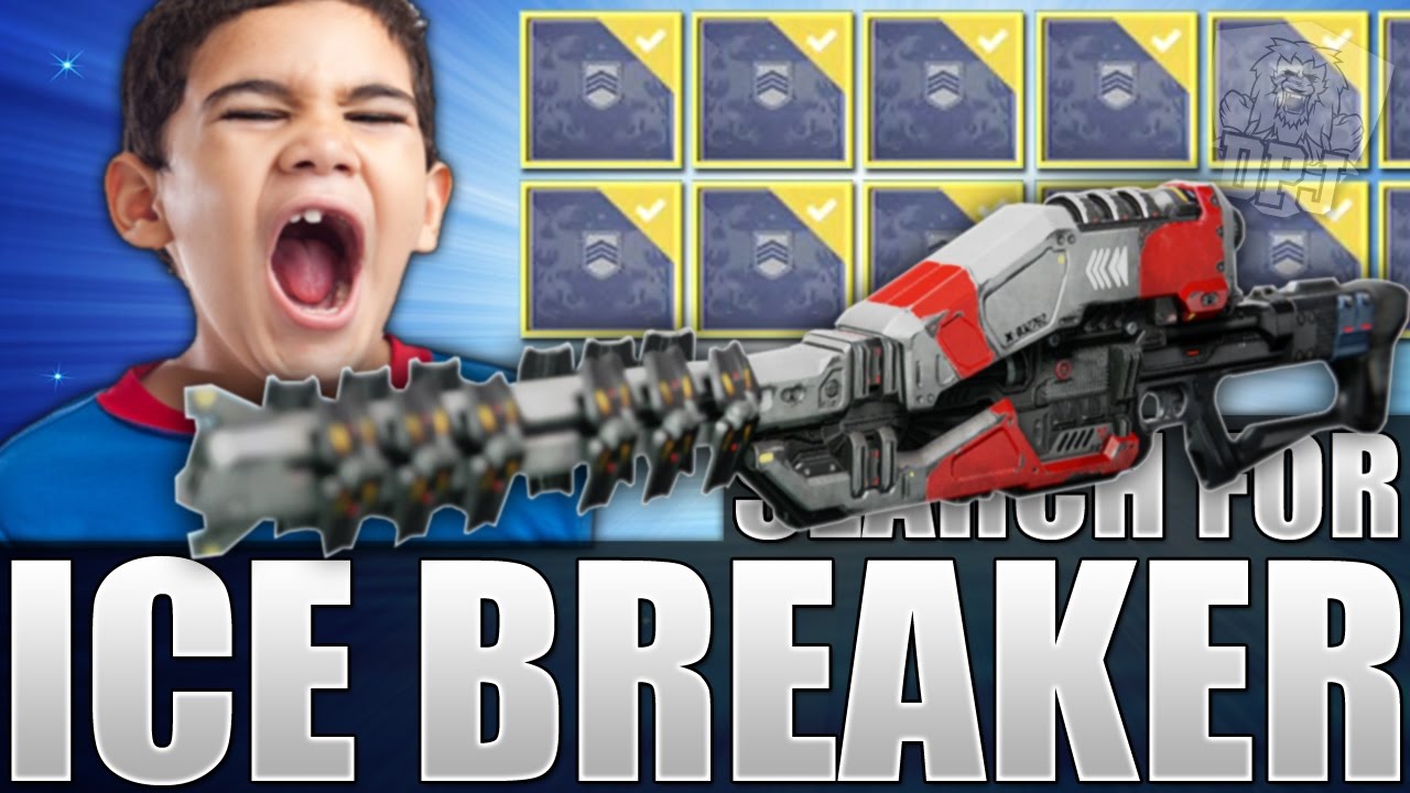 Destiny: EPIC REACTION TO..... Search For The Ice Breaker - Opening 9x Zavala Bounties -  #3