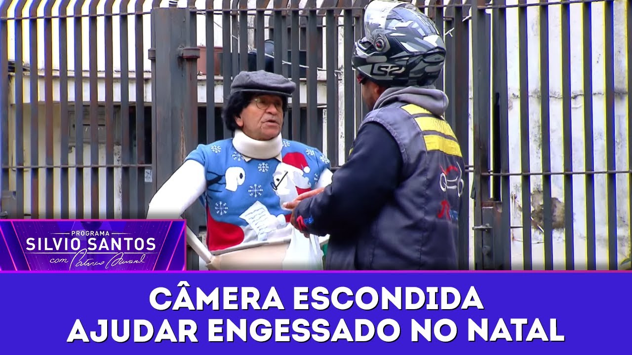 Ajudar Engessado no Natal | Programa Silvio Santos (23/12/25)