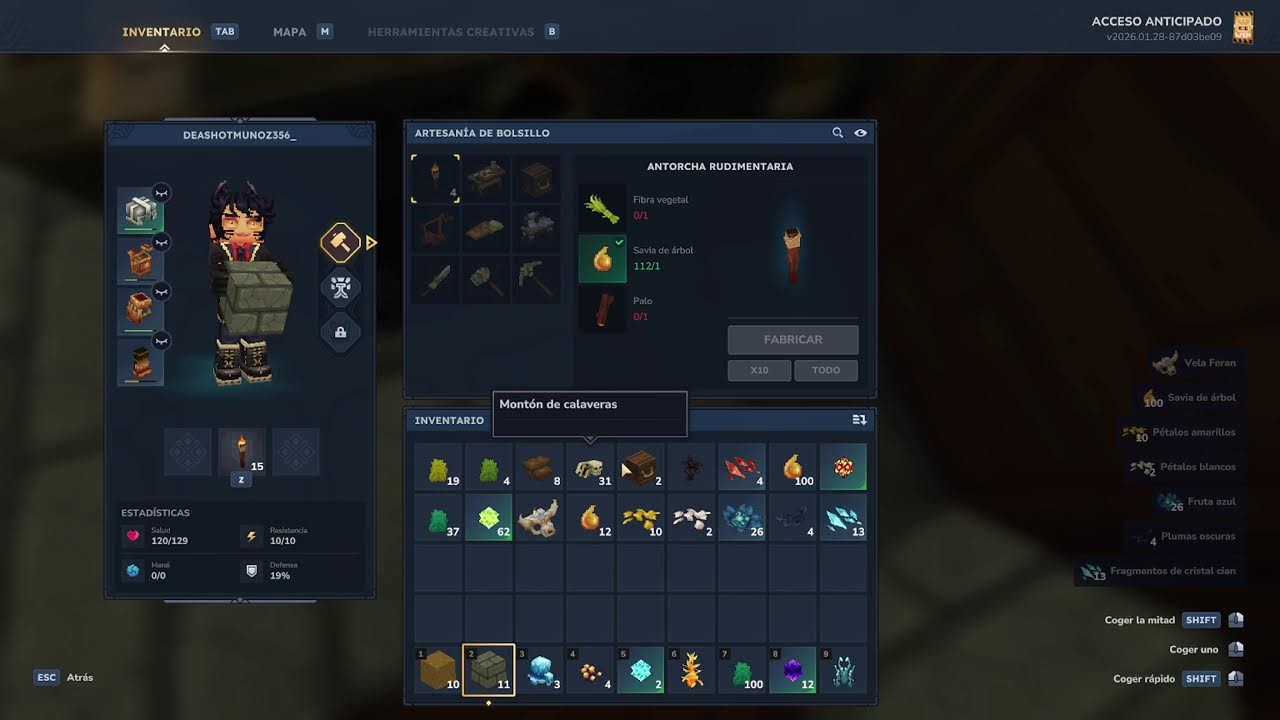Dia 2 Jugando Hytale
