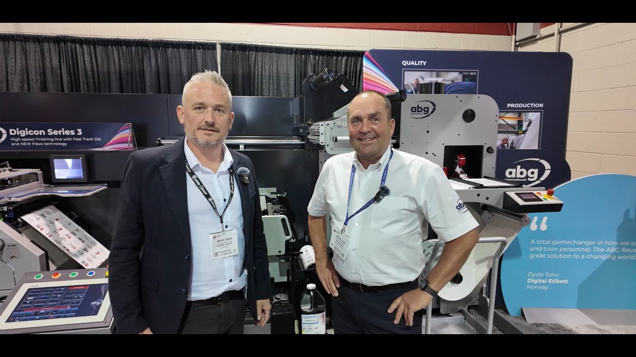 ABG Digicon Series 3 finishing line, with Fast Track Die & new Flexo Technology