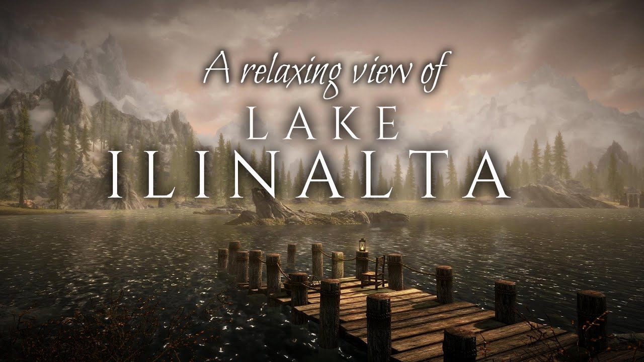 Skyrim – Lake Ilinalta | Forest Lake Ambience & Music (5H)