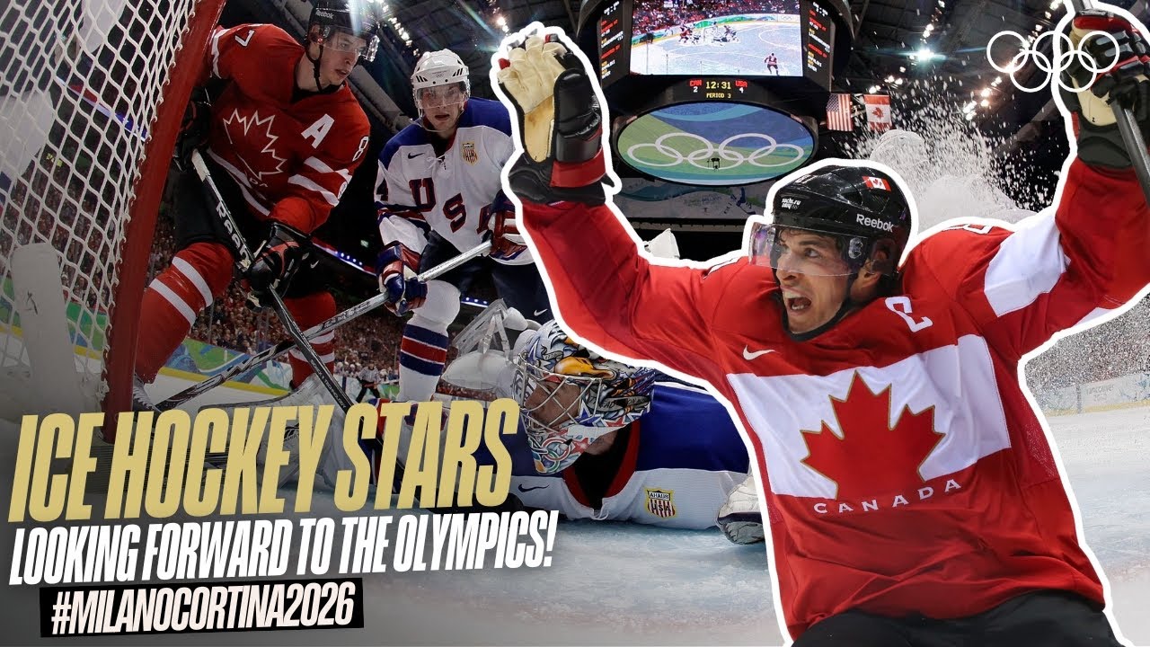NHL stars share excitement over playing at Milano Cortina 2026! 🏒 ❄️