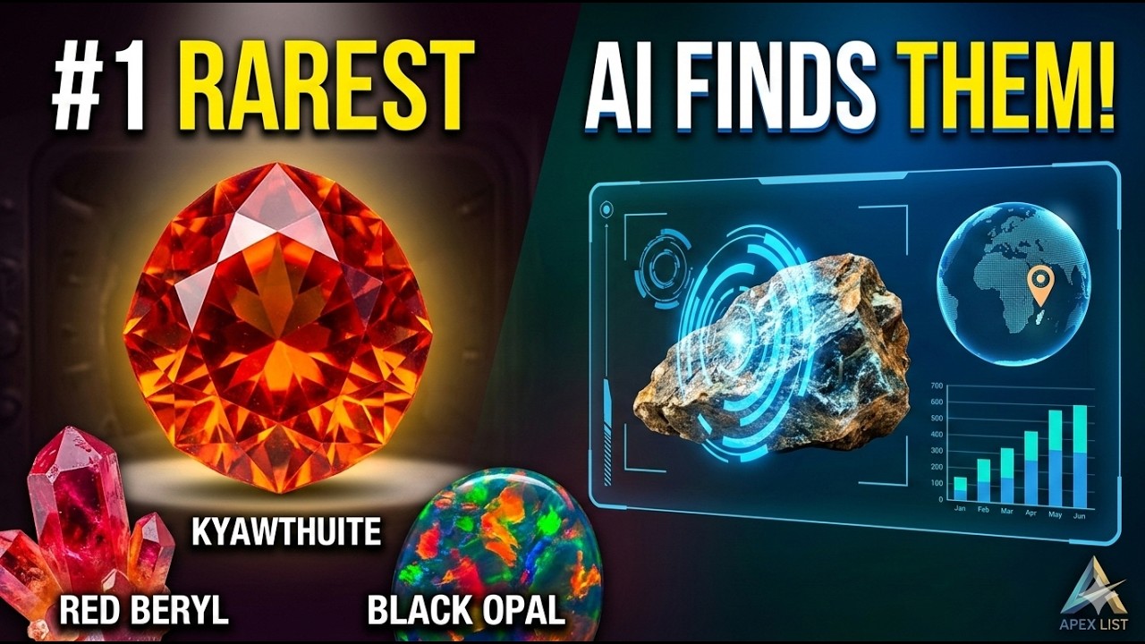 Top 10 Rarest Minerals and stones on Earth 2026 #rarestminerals #rarestgemstones