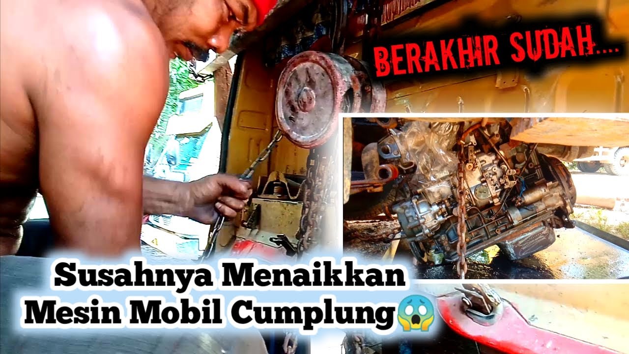 Proses Menaikkan Mesin Mobil Cumplung Gabus | Berakhir Sudah | Bang Abeng