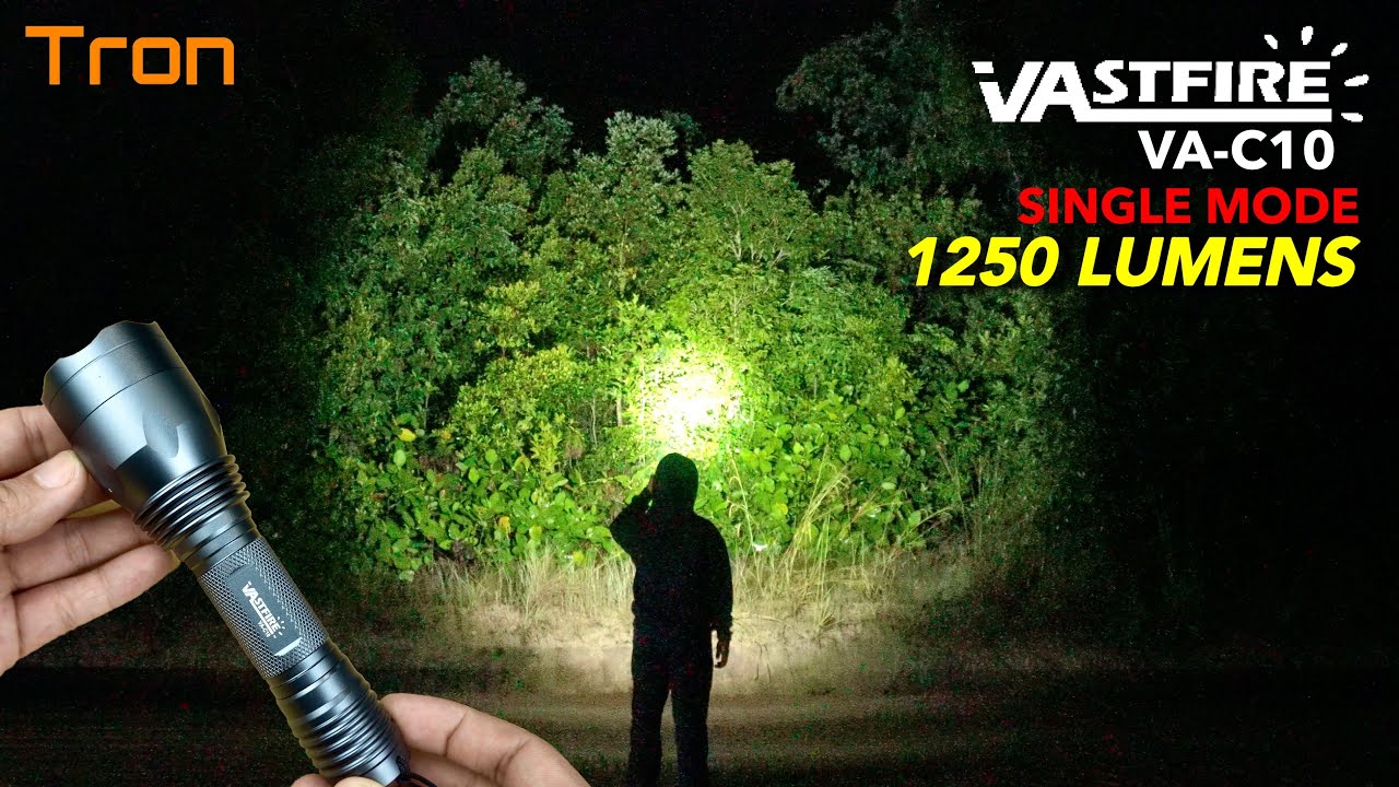 🔥 VASTFIRE VA-C10‼️SENTER LED TACTICAL SINGLE MODE 1250 LUMENS ‼️