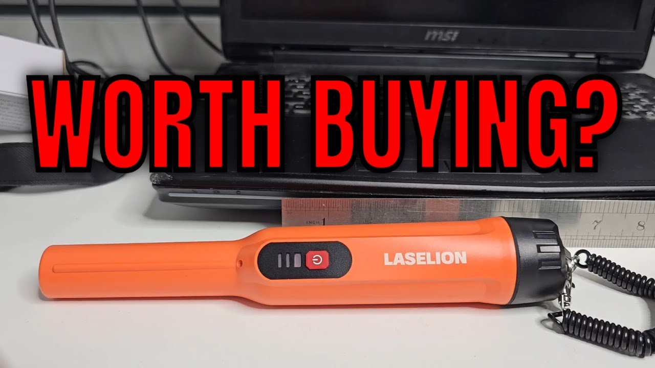 Обзор портативного металлоискателя/пинпойнтера: Laselion MD01 с 3 уровнями чувствительности.