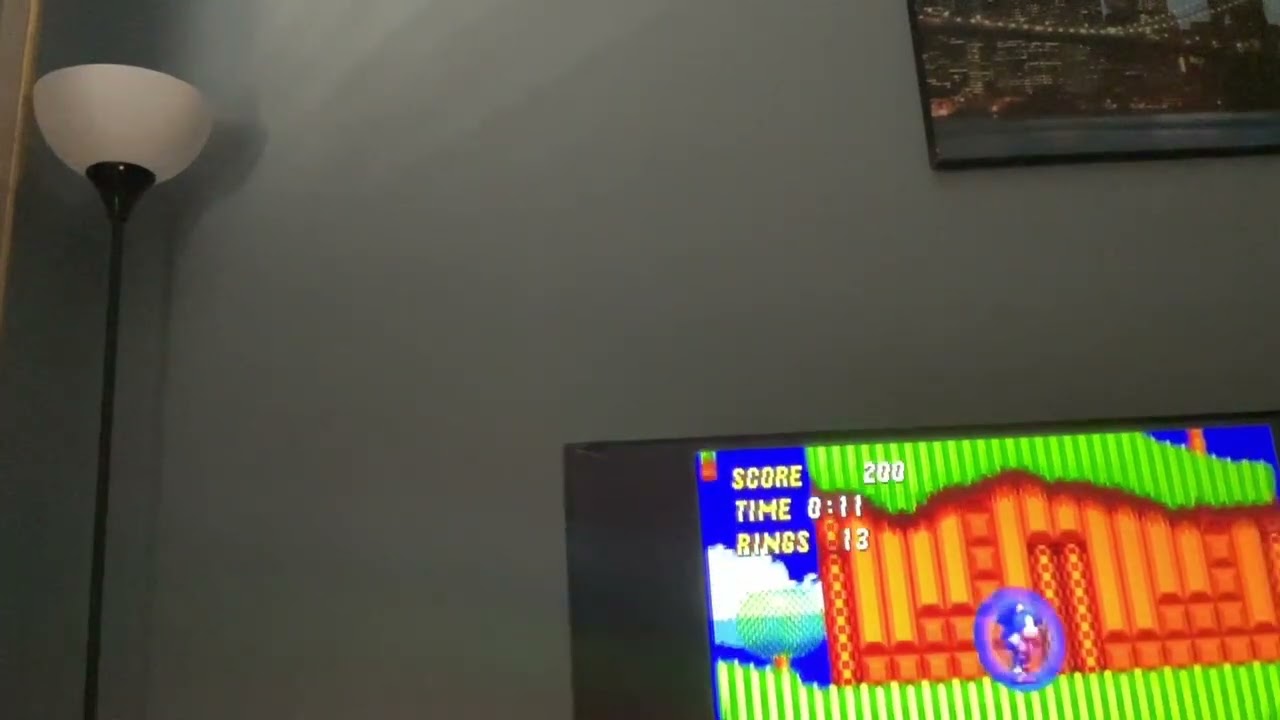 Sonic 1 & 2 Genesis (partial) gameplay