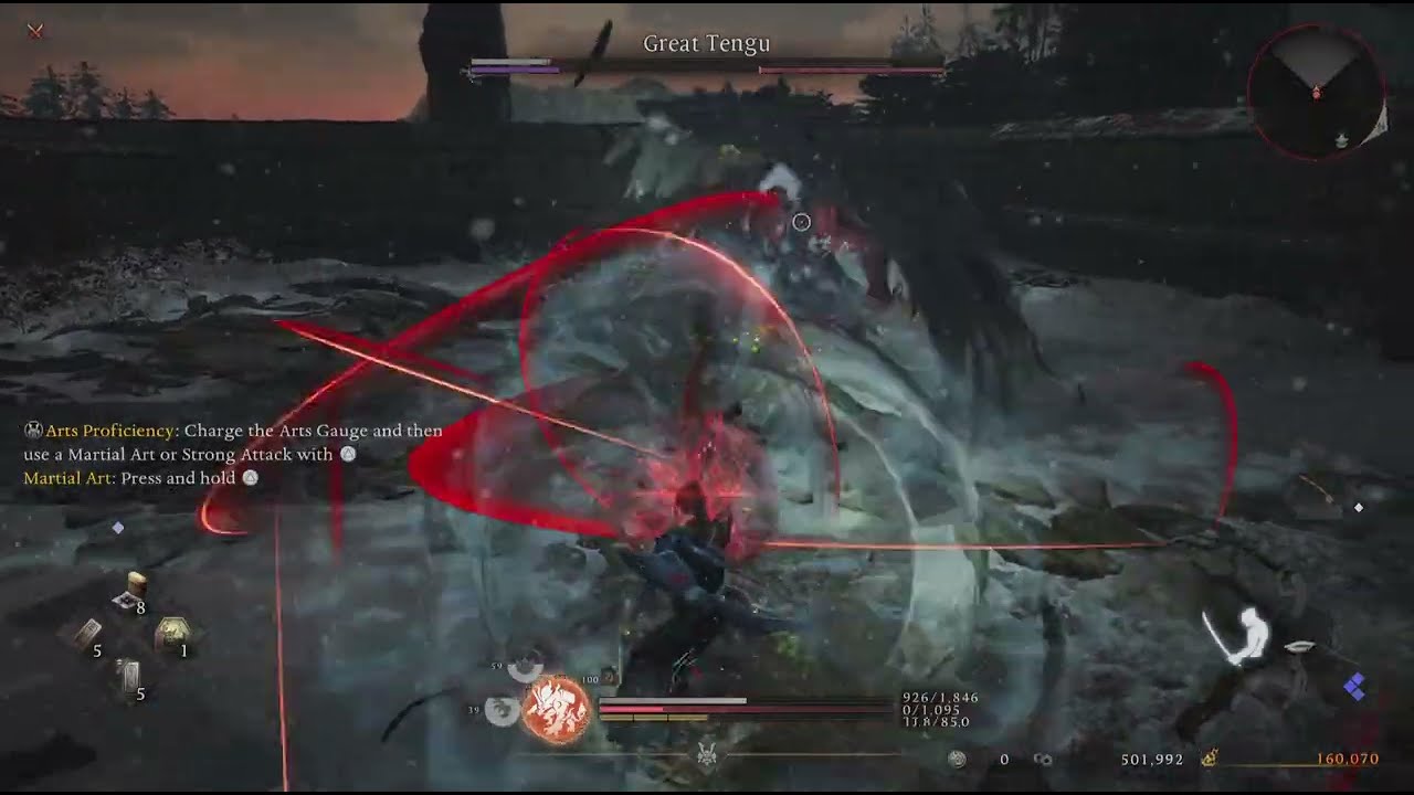 Nioh 3 Great Tengu : Switchglaive/Katana
