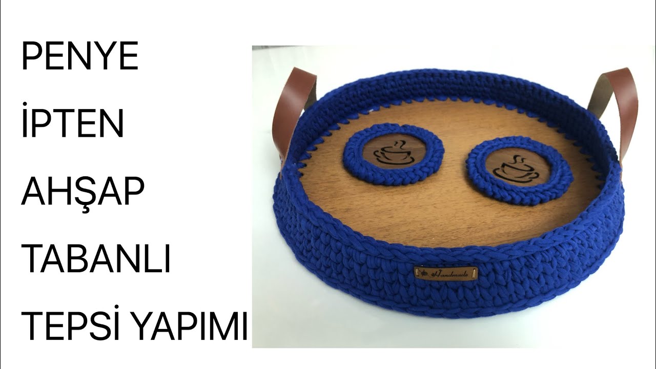 Penyeipten o ahşap taban tepsi yapımı#keşfet#ahşaptepsi#sunum#craft